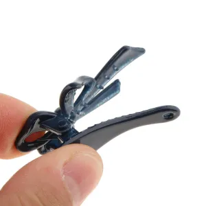 10 Piece Cute Acrylic Bow Hair Barrettes Clips Hairpins for Girls Blue