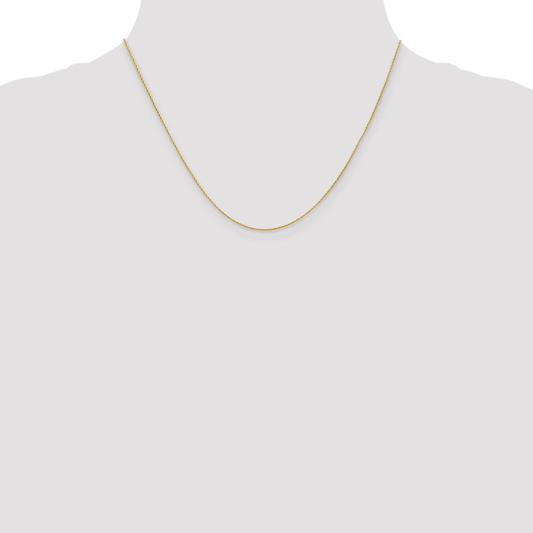 14k Yellow Gold .70mm Baby Parisian Wheat Chain