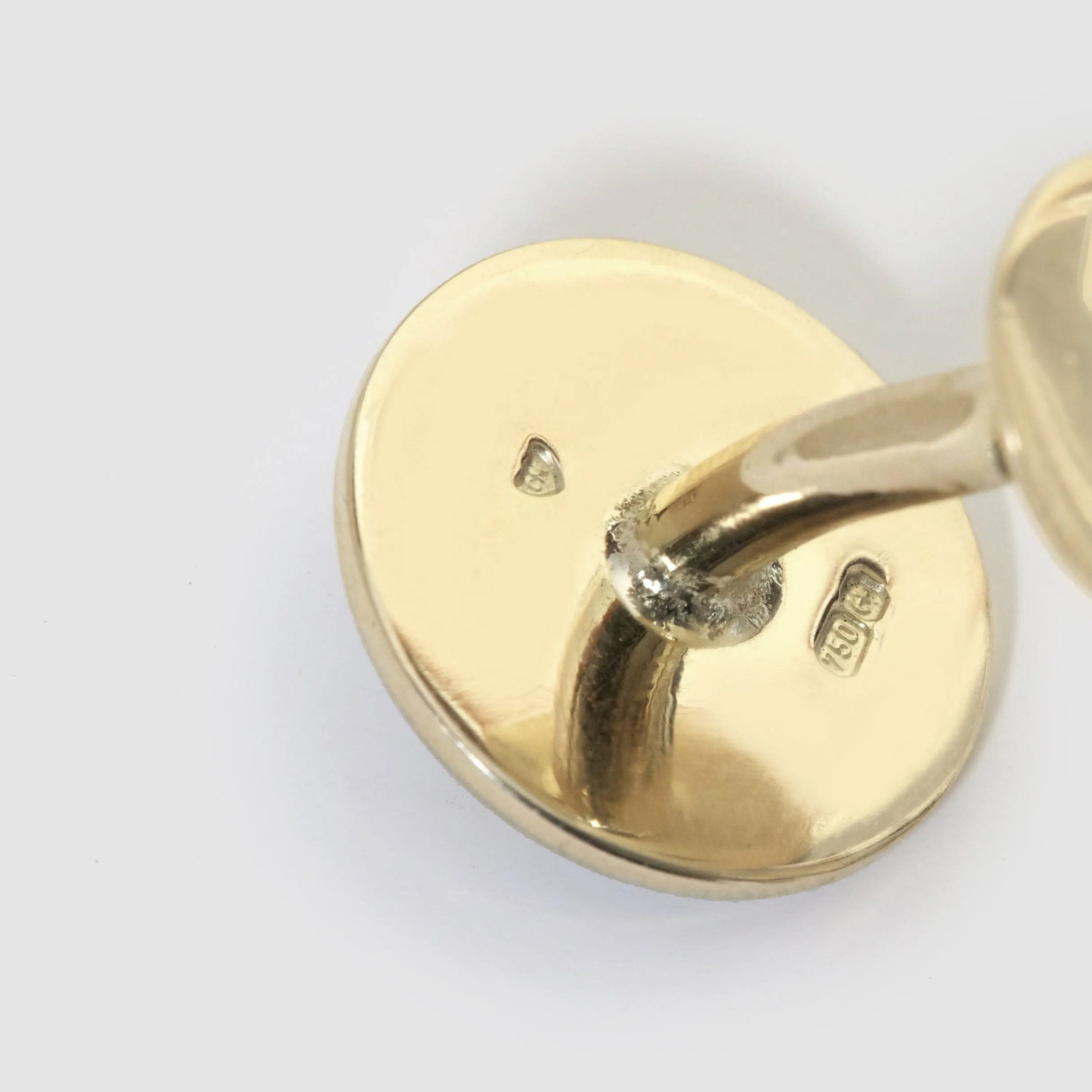 18 Carat Gold Persian Cufflinks