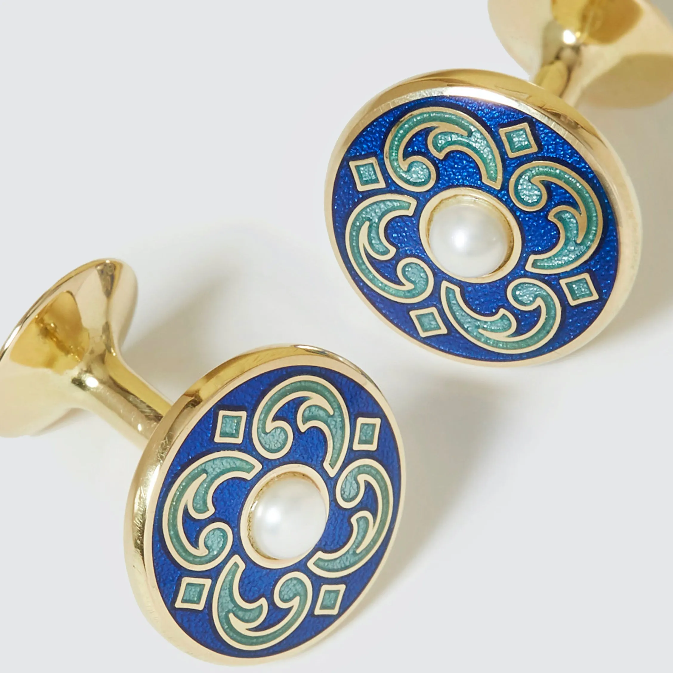 18 Carat Gold Persian Cufflinks