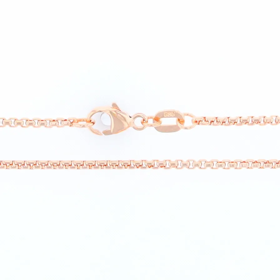 18" Rose Gold Box Link Chain