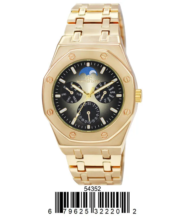 5435-Montres Carlo Metal Band Watch