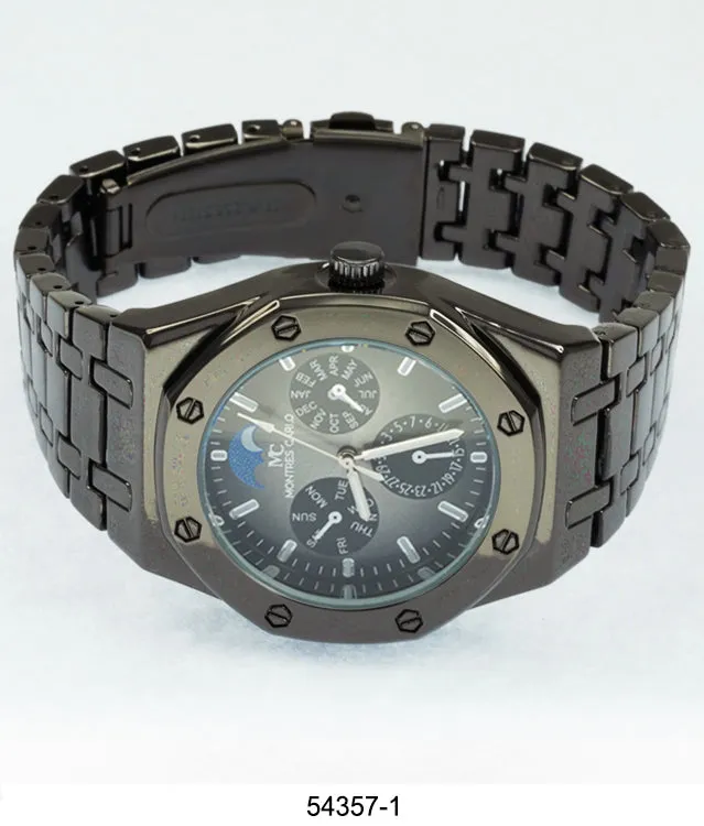 5435-Montres Carlo Metal Band Watch