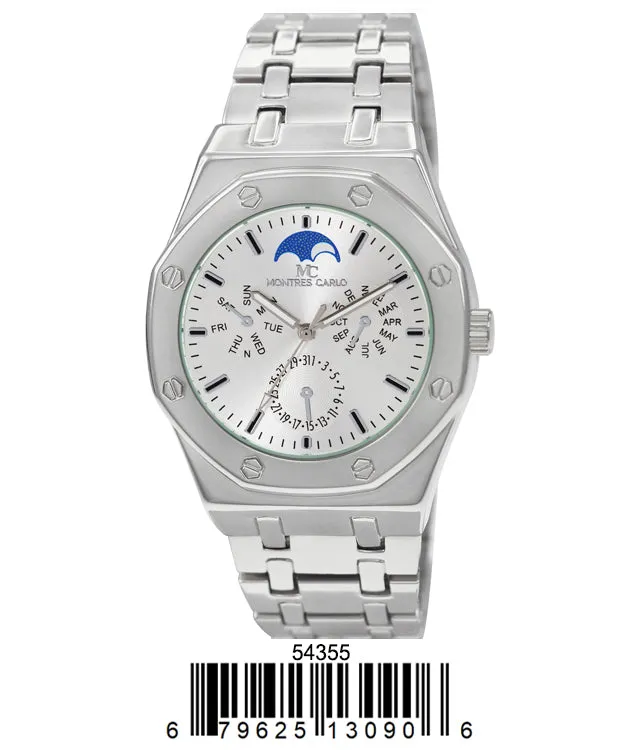 5435-Montres Carlo Metal Band Watch