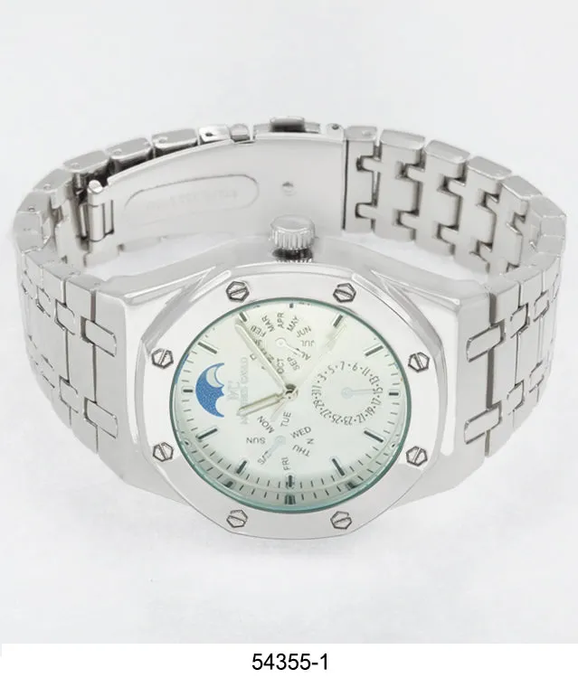 5435-Montres Carlo Metal Band Watch