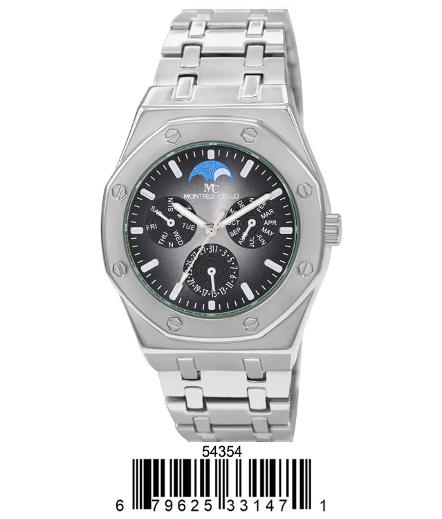 5435-Montres Carlo Metal Band Watch