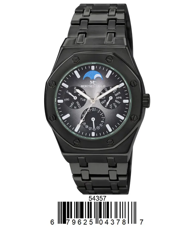 5435-Montres Carlo Metal Band Watch