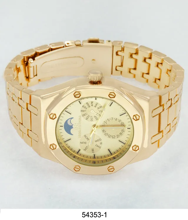 5435-Montres Carlo Metal Band Watch
