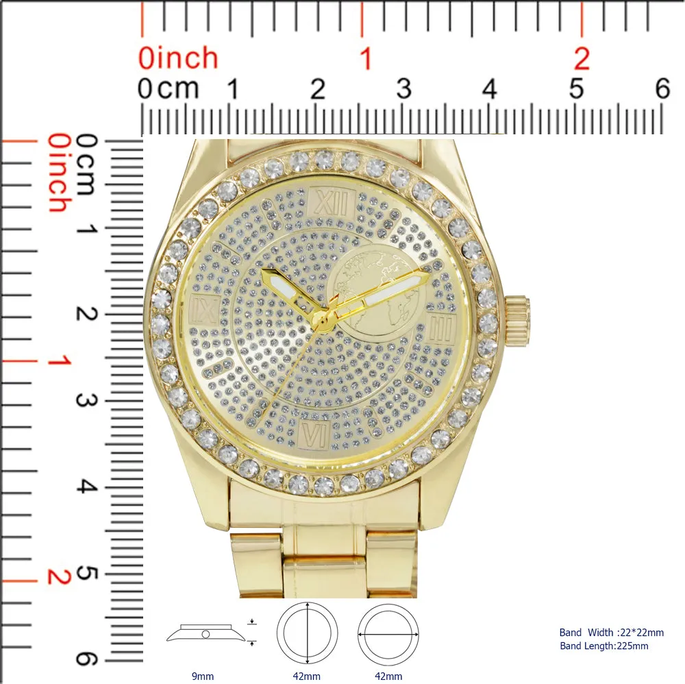 5448-Montres Carlo Metal Band Watch