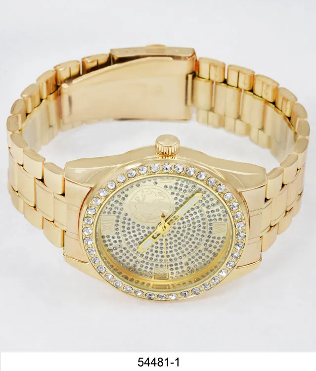 5448-Montres Carlo Metal Band Watch