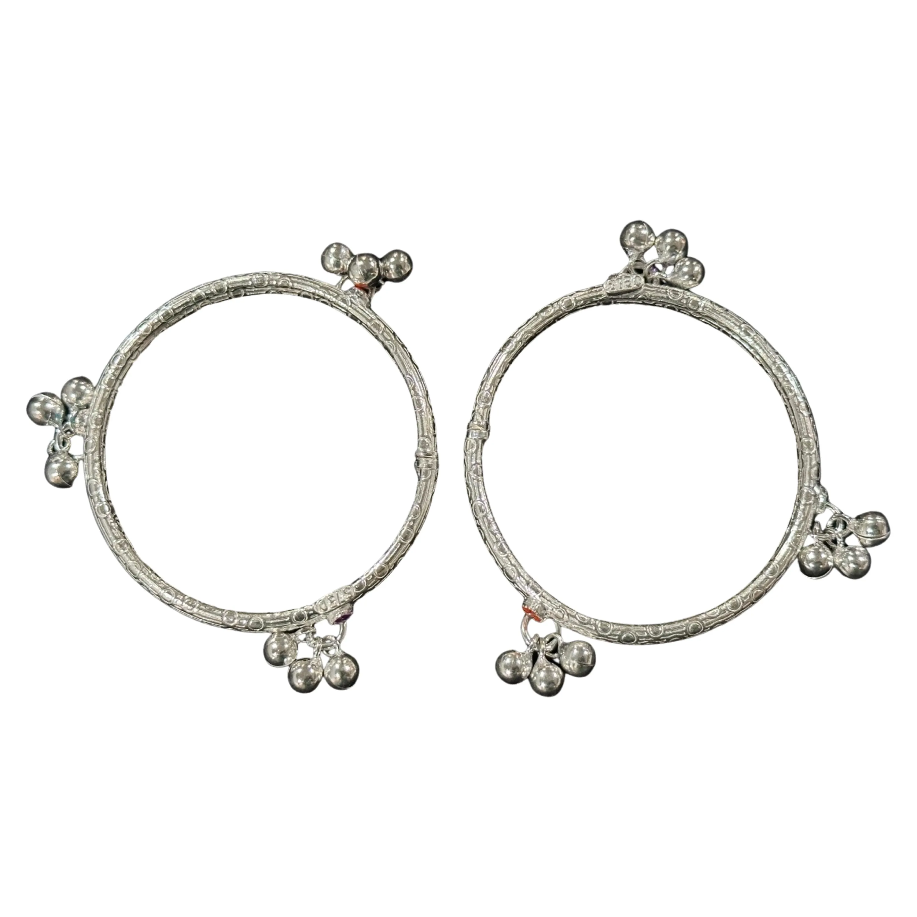 750 Silver Kids Round Anklet - Style#03