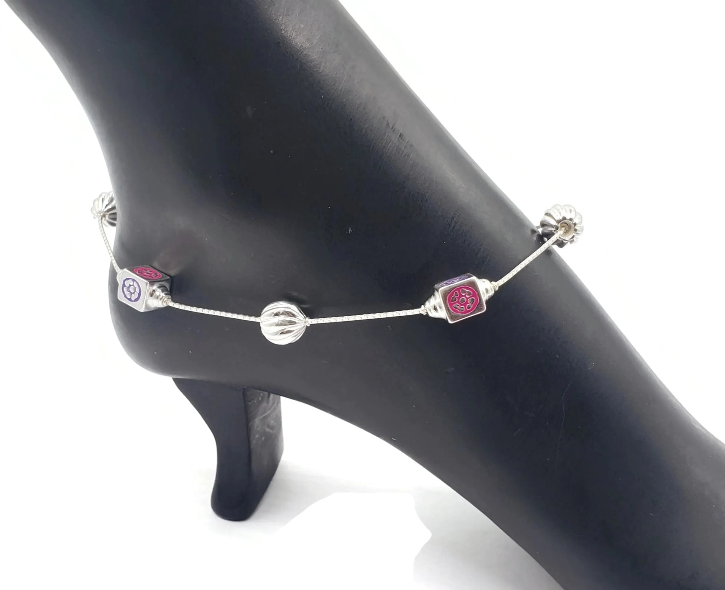 925 Sterling Silver Anklet - #48