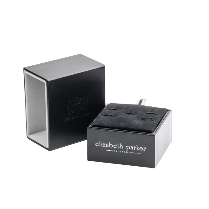 925 Sterling Silver Overhand Knot Cufflinks