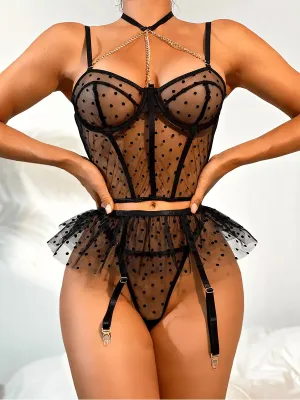 Amira Lingerie Set Polka Dot