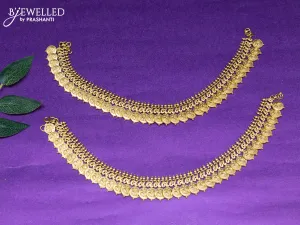 Antique anklet with kasu design