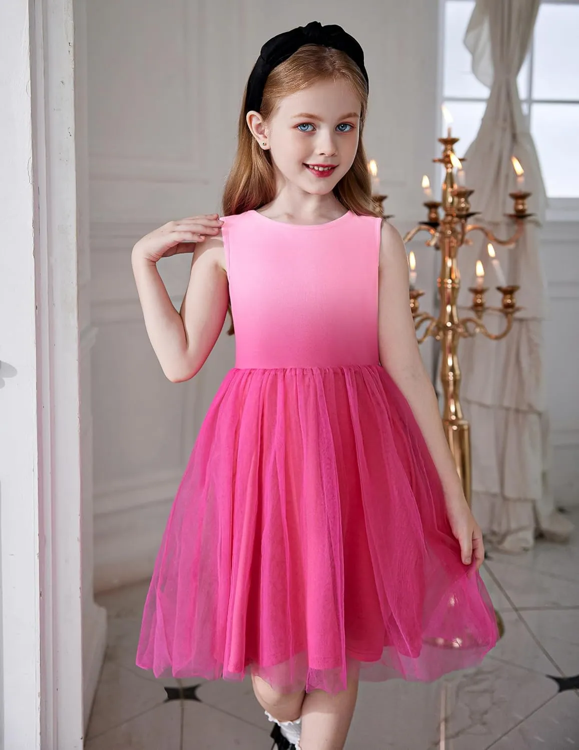 Arshiner Toddler Tutu Dress and Knit Cardigan Girls Set