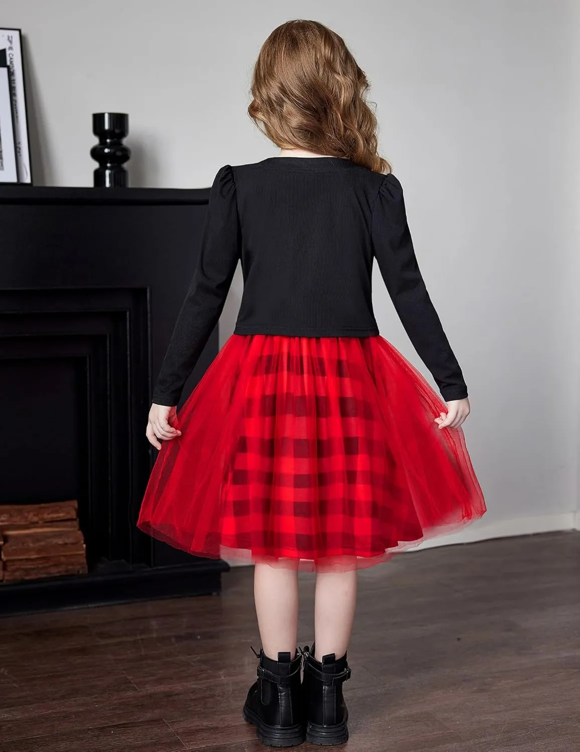 Arshiner Toddler Tutu Dress and Knit Cardigan Girls Set