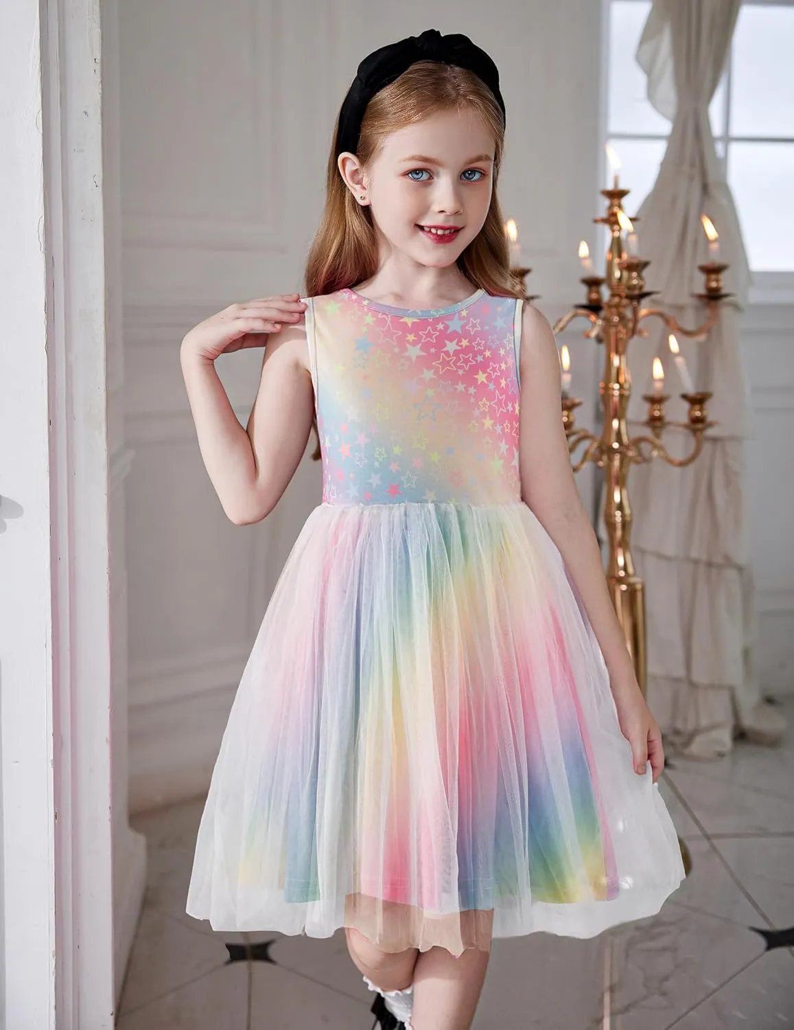 Arshiner Toddler Tutu Dress and Knit Cardigan Girls Set