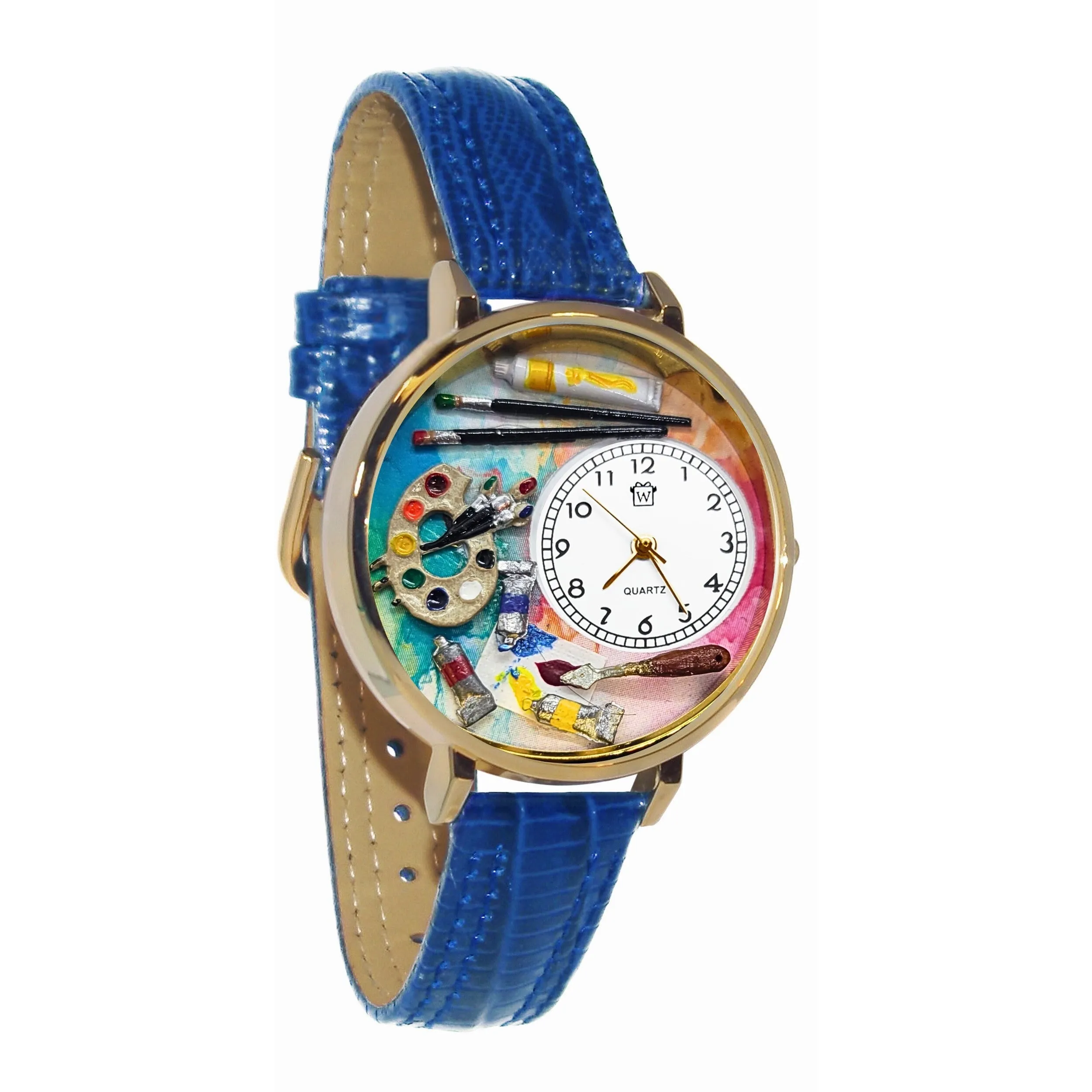 Artist Palette Bright and Bold 3D Watch Large Style