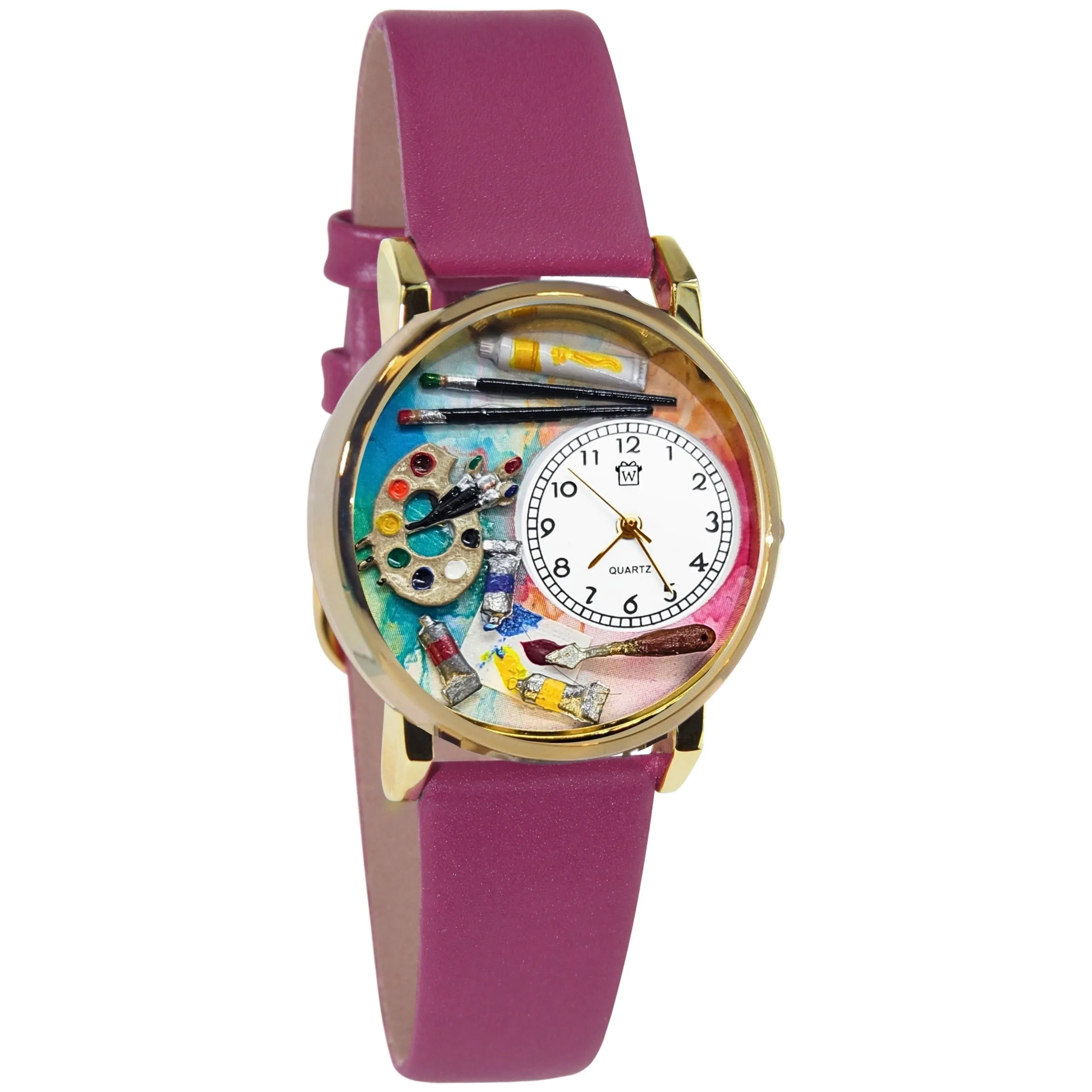 Artist Palette Bright and Bold 3D Watch Large Style