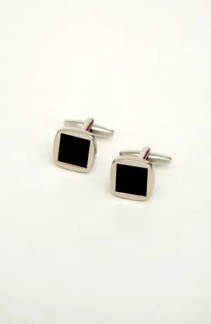 Black Square Cufflinks