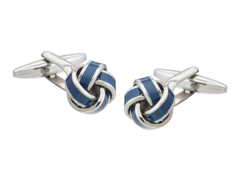 Blue Knot Cufflinks