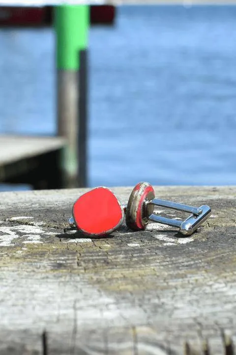 Bohemian Art Glass Cufflinks