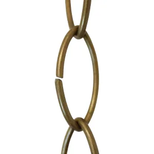 [Chain BR43-U] Brass Large Loop Chandelier Chain