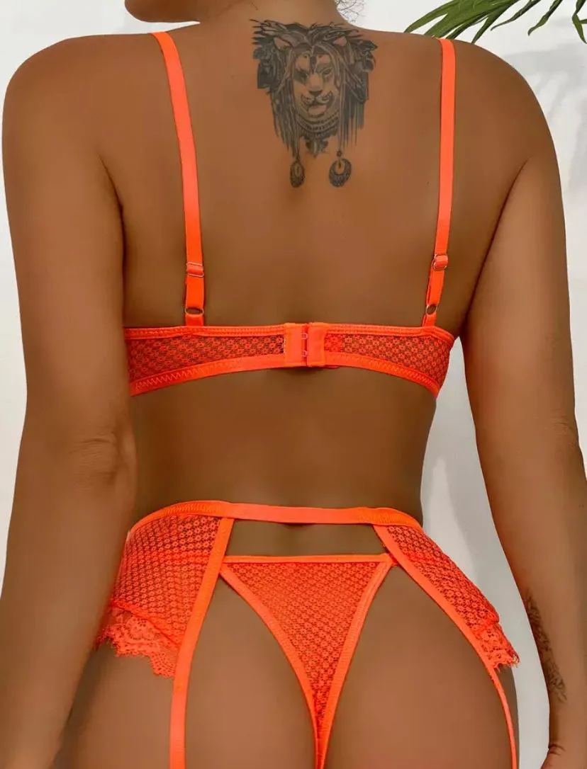 Chain Mesh Underwear Set