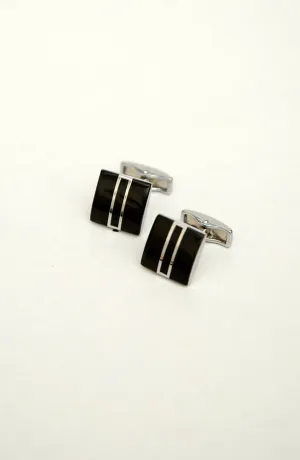 Classic Black Cufflinks