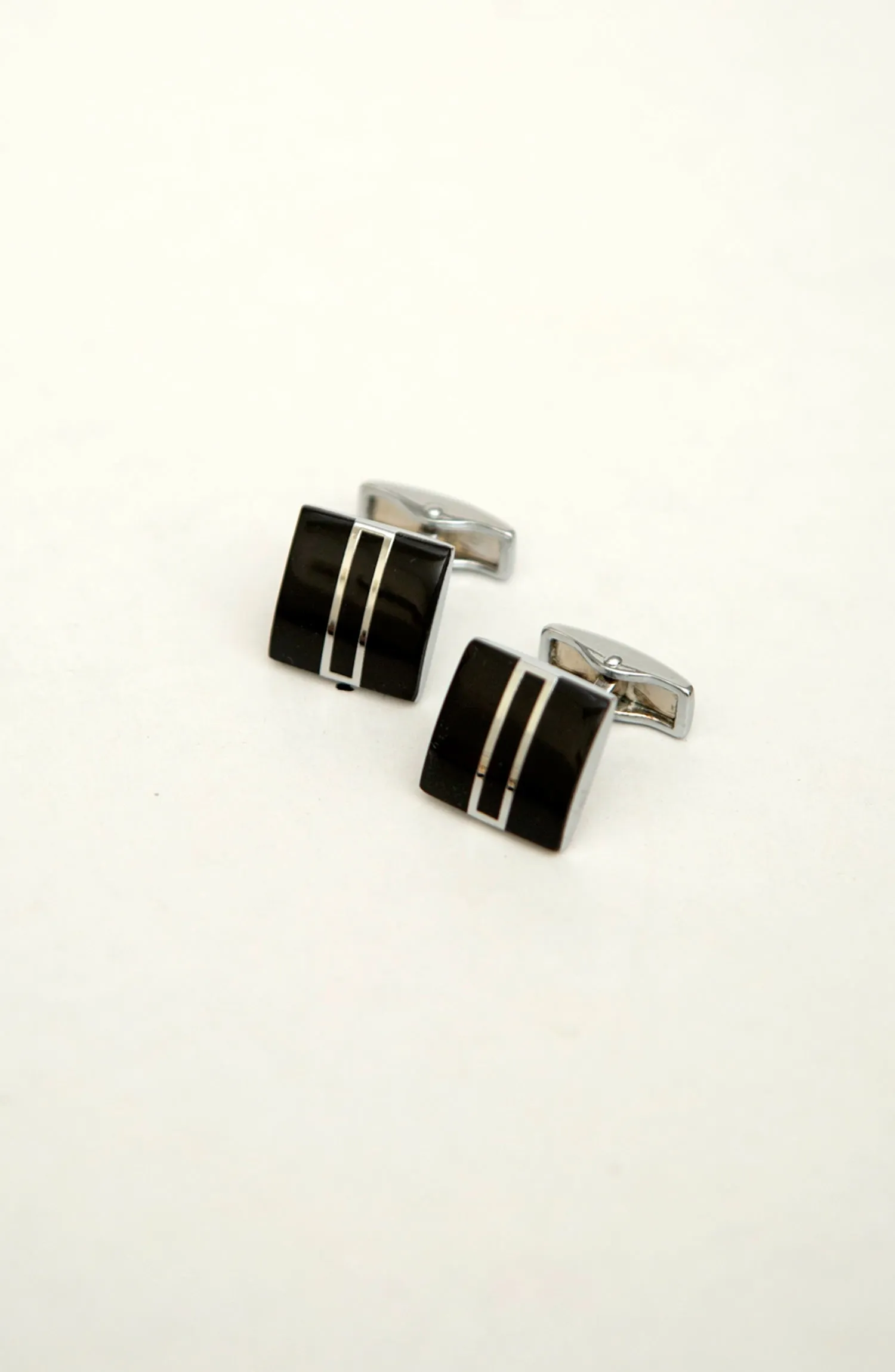 Classic Black Cufflinks