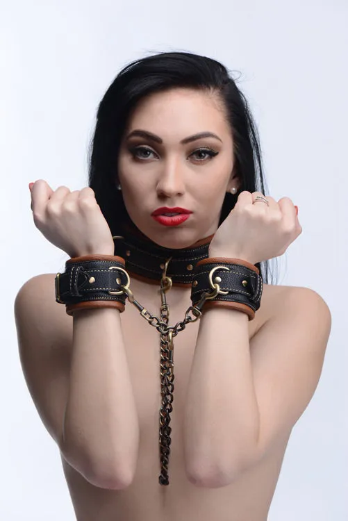 Coax Collar to Wrist Restraints