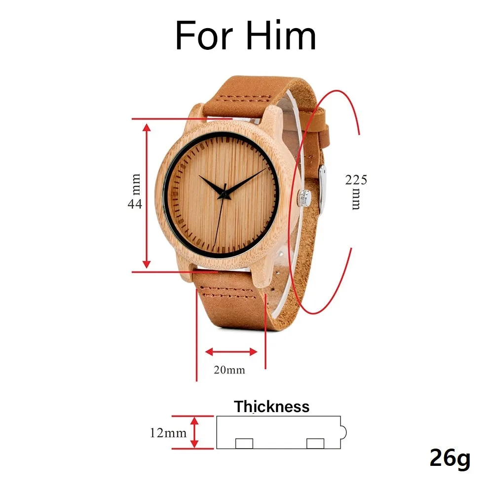 Couples wooden watches