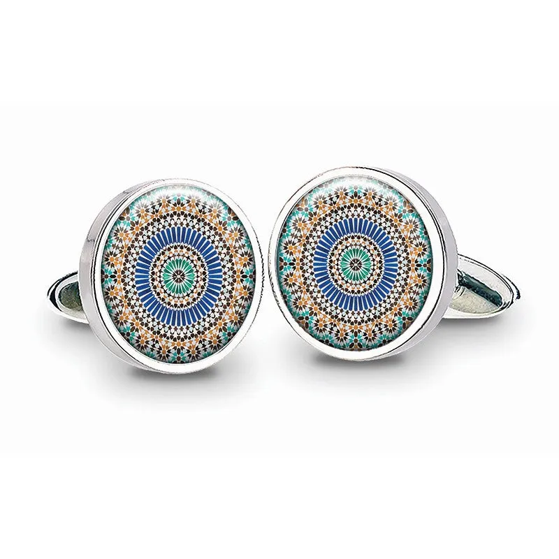 Cufflinks - Marrakesh Blue