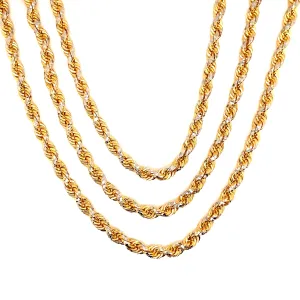 Diamond Cut Rope Chain