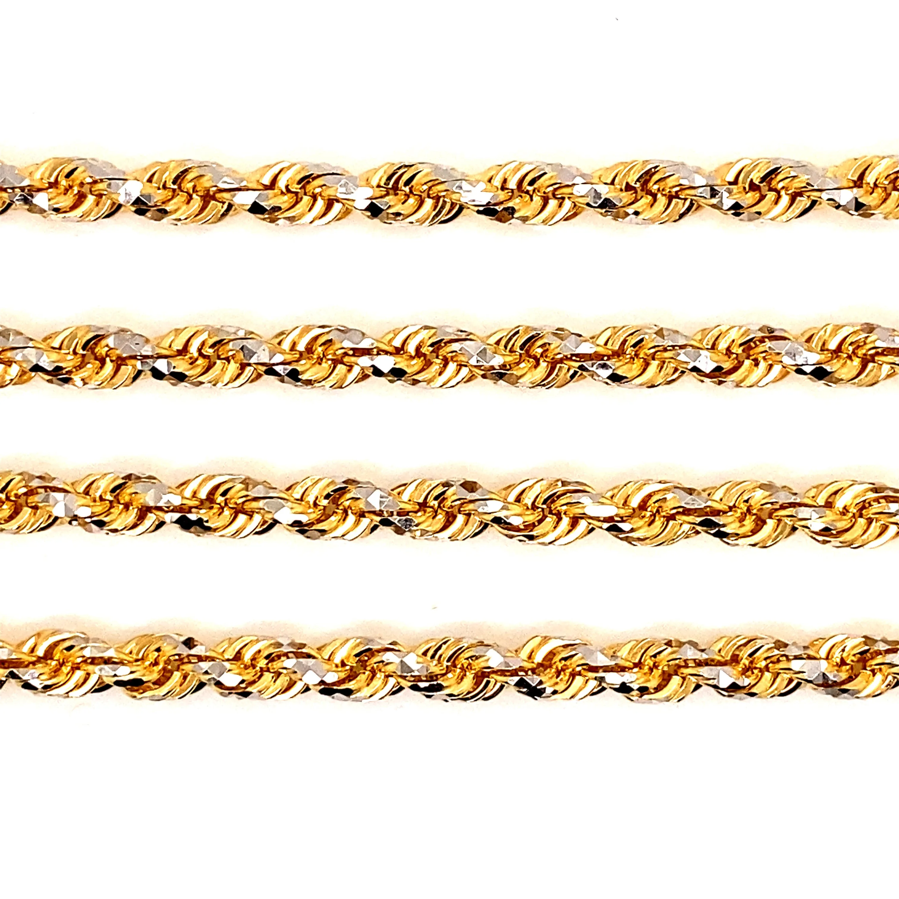 Diamond Cut Rope Chain