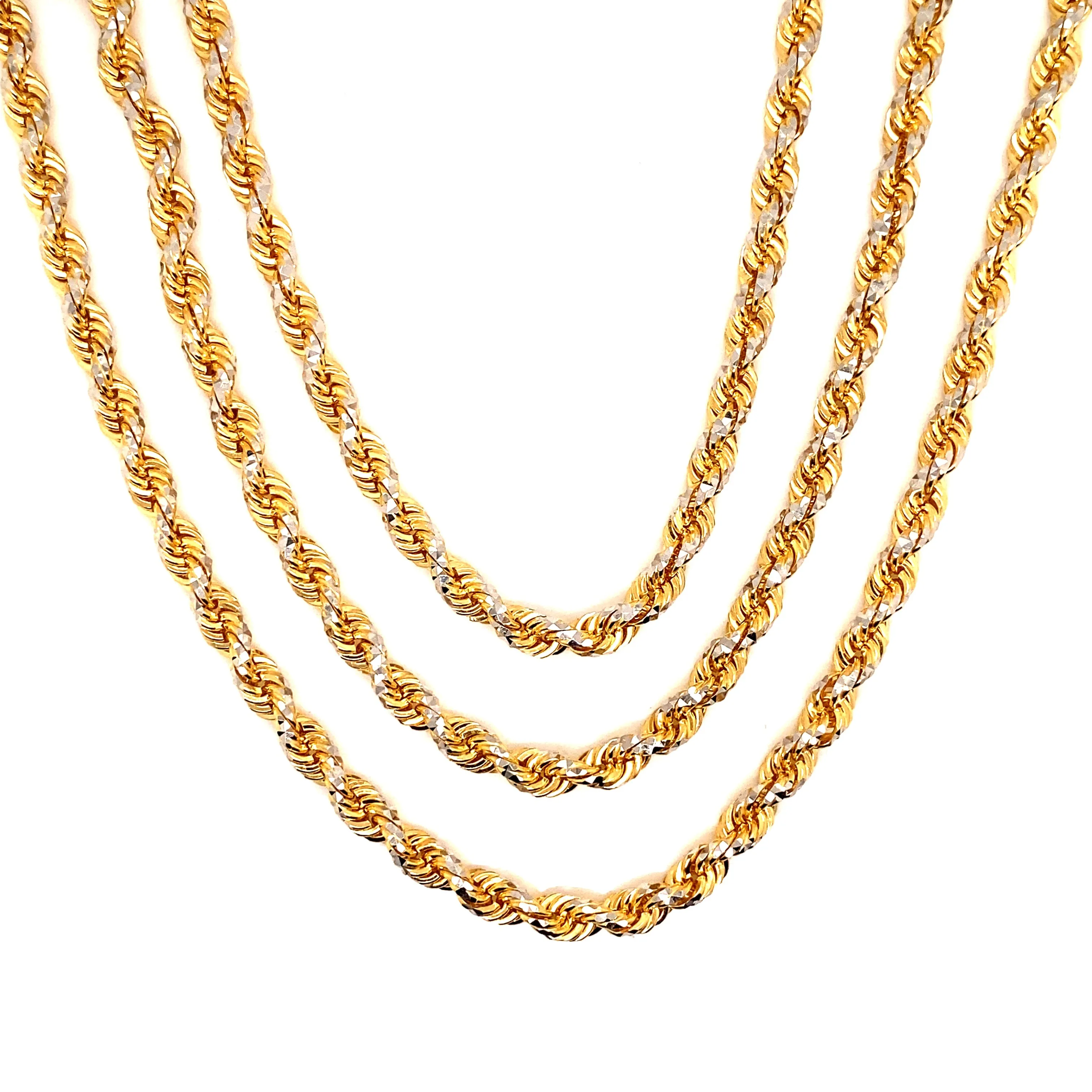 Diamond Cut Rope Chain