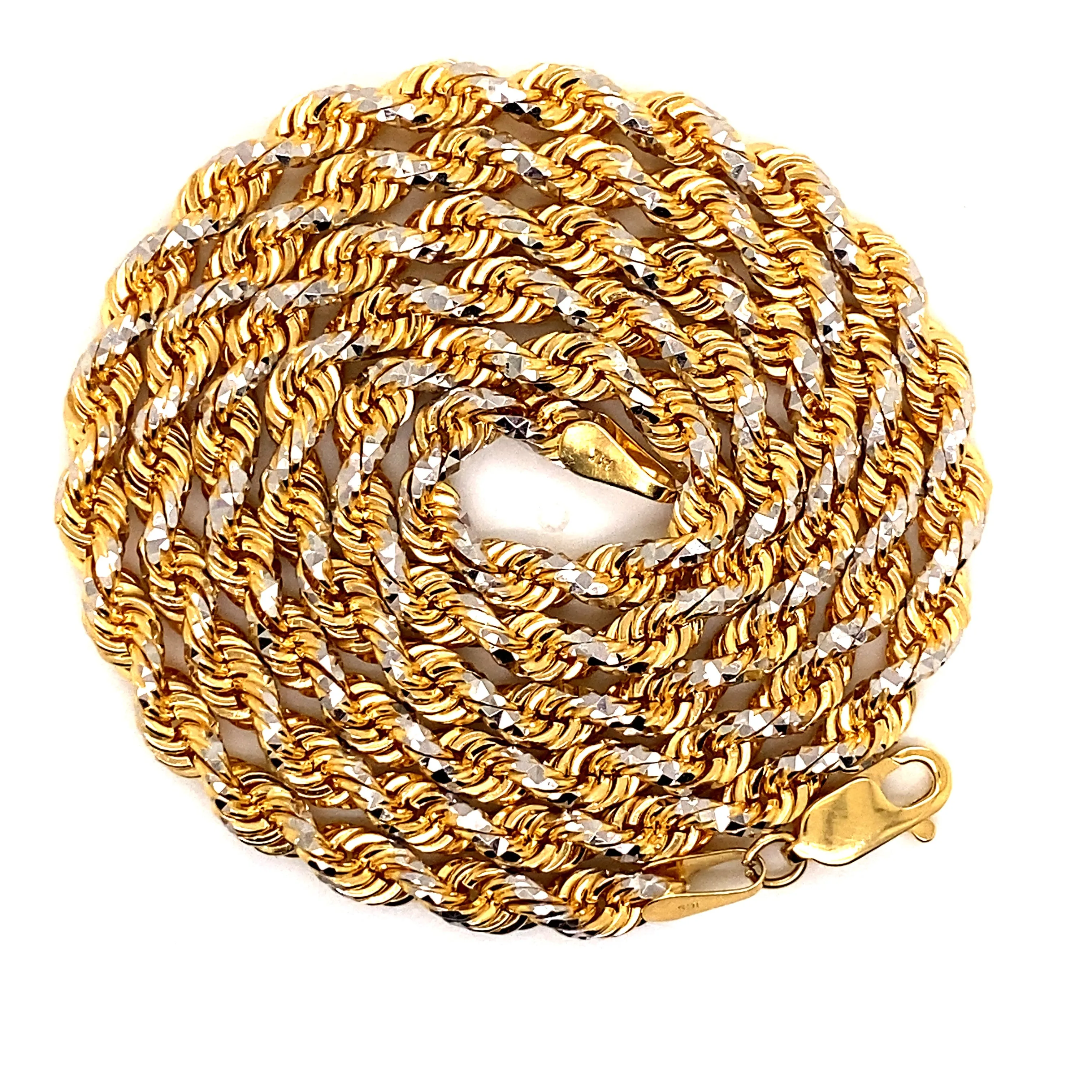 Diamond Cut Rope Chain