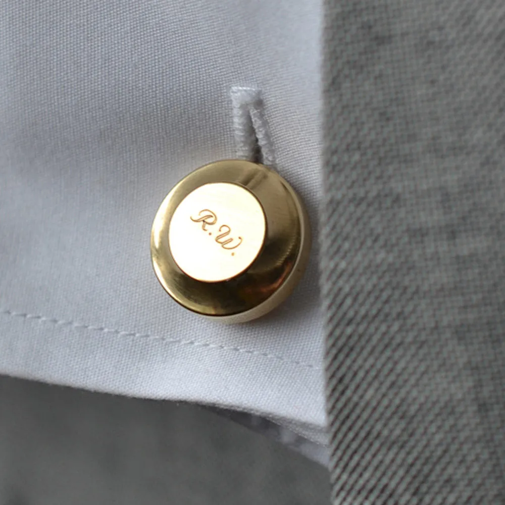 Edward brass cufflinks