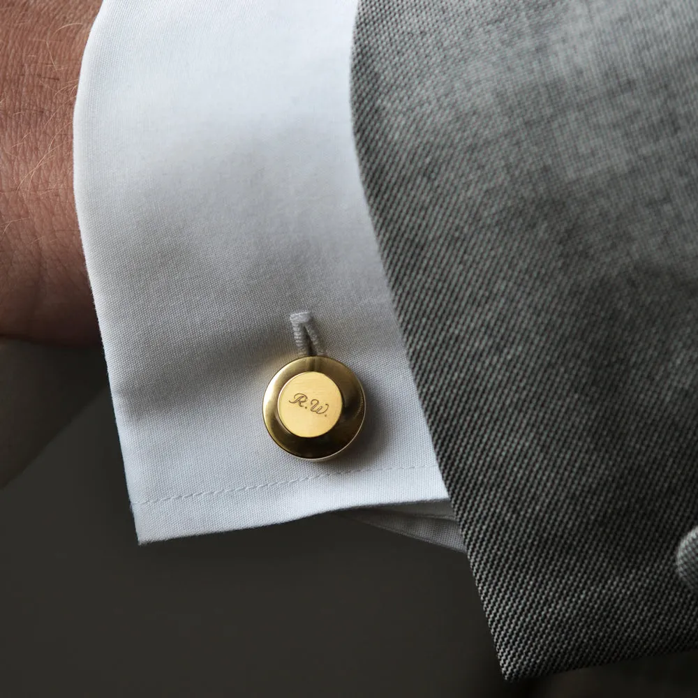 Edward brass cufflinks