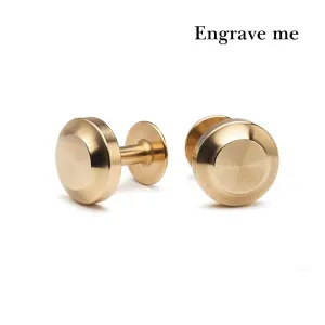 Edward brass cufflinks