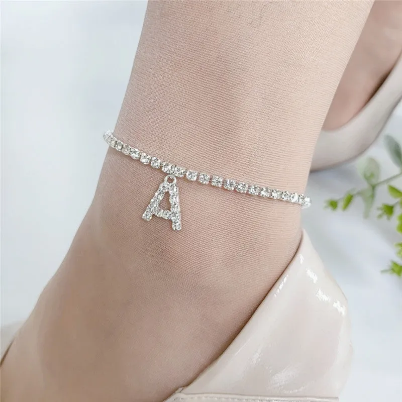Fashion Personality Capital Letters Alloy Anklet