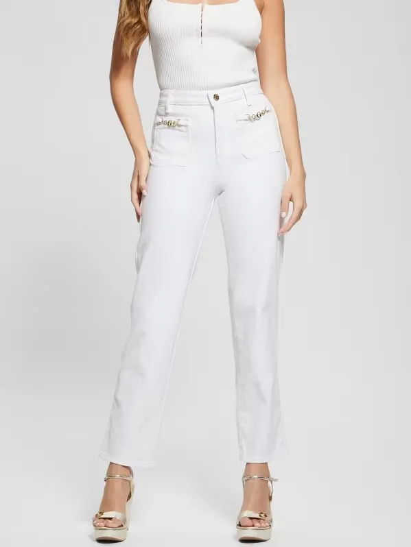 G CHARM RELAXED STRAIGHT JEANS