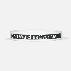 God Watches Over Me Motivational Wristband