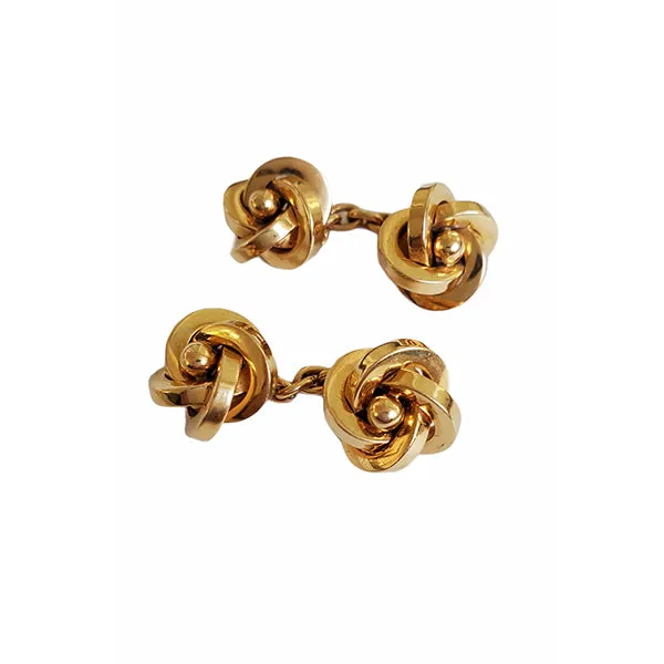 Gold Knot Cufflinks