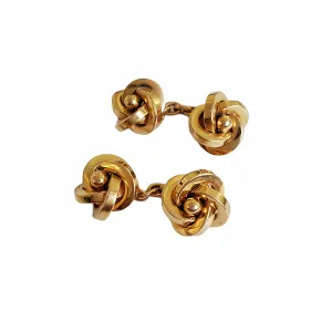 Gold Knot Cufflinks