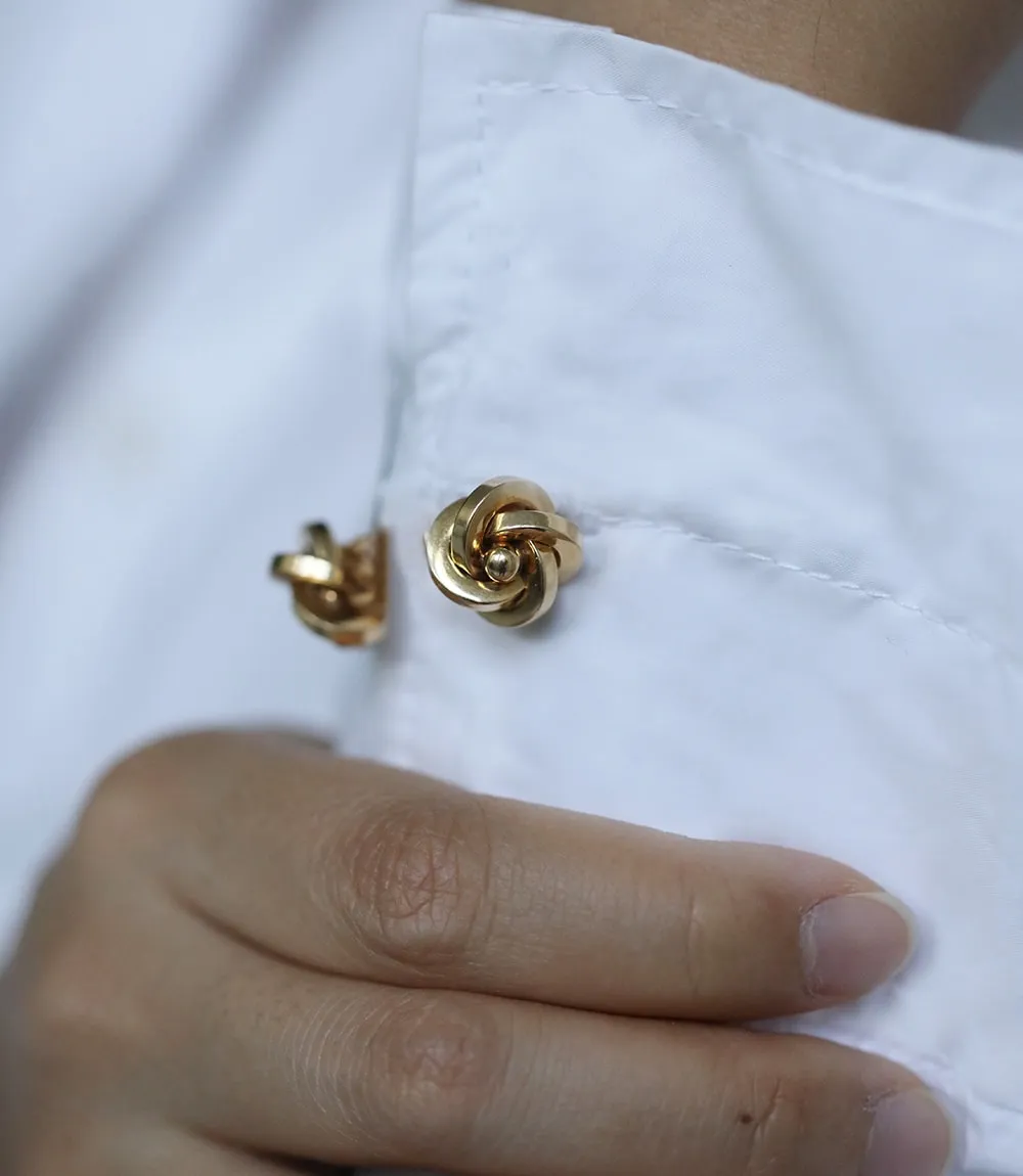 Gold Knot Cufflinks