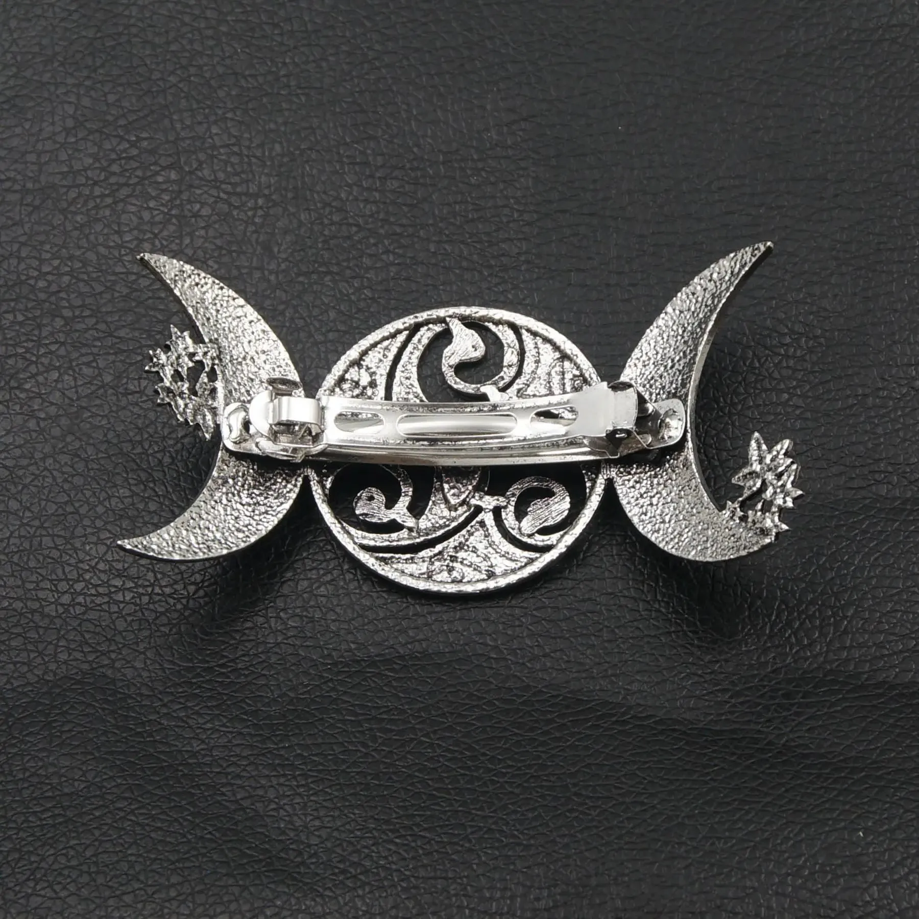 Gothic Witch Celtic Knot Moon Hairpin