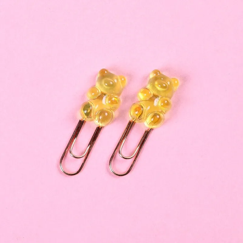 Gummy Bear Paper Clips