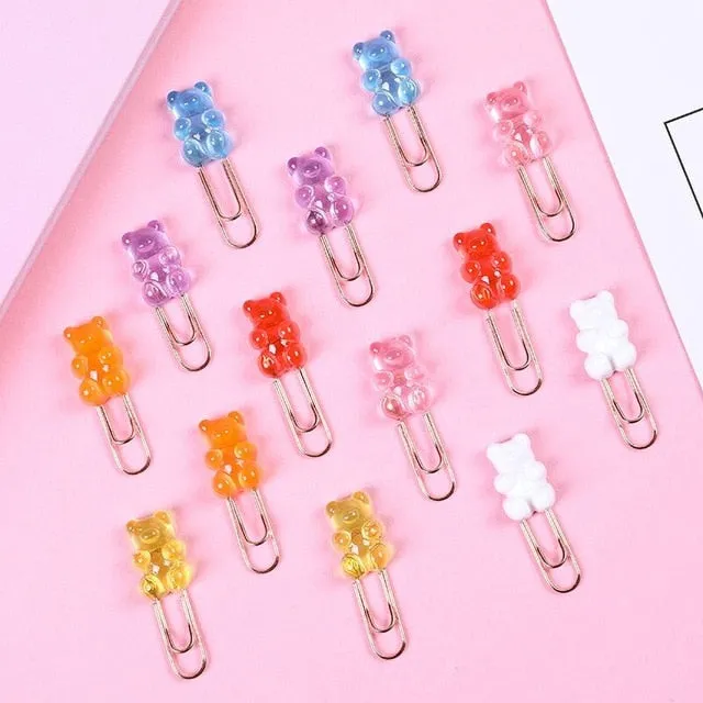 Gummy Bear Paper Clips